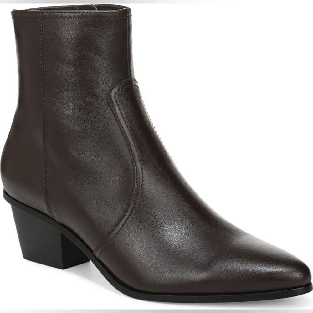Veronica Beard Ames Women’s Elegant Dark Brown Ankle Booties Size 9 SB5